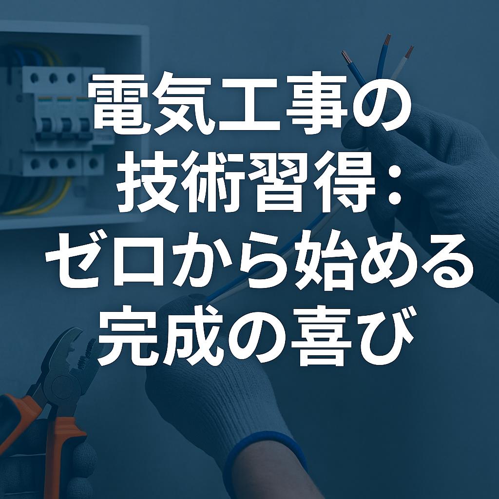 電気工事の技術習得：ゼロから始める完成の喜び