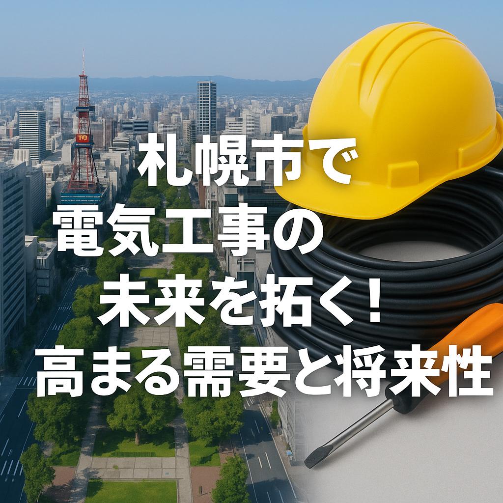札幌市で電気工事の未来を拓く！高まる需要と将来性